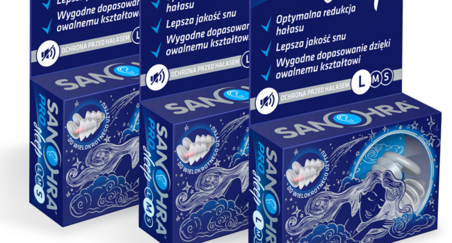 Zatyczki SANOHRA PRO sleep na noc